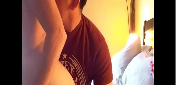  Asian couple hardcore sex with facial